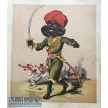 India Mutiny - Original 19th century coloured lithograph scenes of the Indian mutiny showing