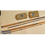 Edgar Sealey Float Rods (3) to include Edgar Sealey Black Arrow 10ft Float Rod 2 piece^ with cork