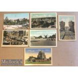 Collection of (6) printed colour postcards of scenes of Multan^ India c1900s. Views include Multan
