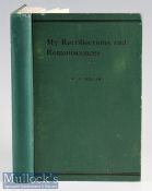 Rare 1926 S African Rugby Book: “My Recollections and Reminiscences” by Billy Millar, Springbok