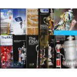 Selection of Modern FA Cup Final football programmes from recent years 200s etc, in excellent