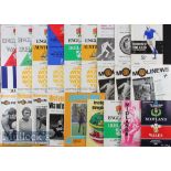 Selection of Various Football and Rugby programmes largely Wolverhampton Wanderers 1960s plus 68