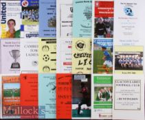 Collection of 110x Ladies football programmes mainly 1990s onwards with a Huge variety of clubs such
