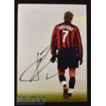 Andriy Shevchenko Signed Colour Photograph measures 30x21cm approx.