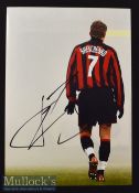 Andriy Shevchenko Signed Colour Photograph measures 30x21cm approx.