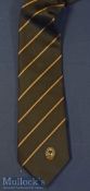 Wolves Football Players Association Tie former property of Fred Davies, Wolves goalkeeper