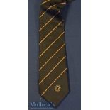 Wolves Football Players Association Tie former property of Fred Davies, Wolves goalkeeper