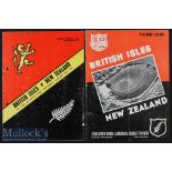 1959 British & I Lions Test Programmes in N Zealand (2): From the Second and Third Tests, the former