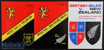 1966 British and I Lions Programmes in N Zealand (3): From the Christchurch 3rd test, and the