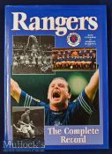 Rangers the Complete Record Book by Rob Ferrier and Robert McElroy, published by Breedon Books, with