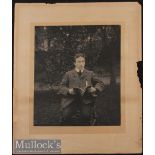 1900s Percy Bush Photographic Rugby Portrait: Lovely large photograph of the dapper genius of a