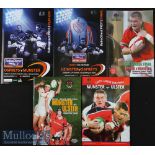 Pro-12/14 Rugby Finals & Semis Rugby Programmes (5): 2001 & 2003 Semis, Munster v Ulster; 2003 Final