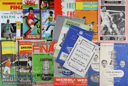 Collection of big match programmes to include England 1947 v Ireland, 1981 v Spain v Brazil, v