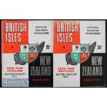 1971 British and I Lions Test Programmes in N Zealand (2): Two copies of the fourth, final and drawn