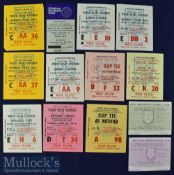 Selection of West Ham Utd home match tickets to include 1974/75 QPR (FAC) x 2, FAC s/final replay