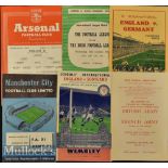 Selection of Football Programmes Featuring Duncan Edwards to include 52 England v Scotland