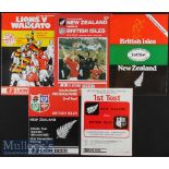 1983 British & I Lions in NZ Rugby Package (6): All 4 tests plus the programmes for the clashes at