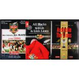 1993/2001/2005 British & Irish Lions Down Under Rugby Programmes (3): 1st Test v NZ 1993; 2nd Test v