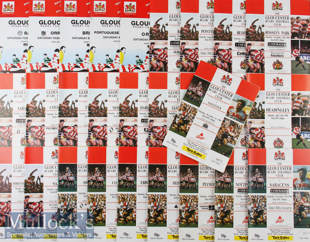 Gloucester RFC Rugby Programme etc Collection (Qty): An Aladdin’s Cave for the ‘Glorse’ - Image 4 of 5