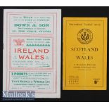 1953 Wales Rugby Programmes (2): Lovely issues from the Murrayfield trip, won 12-0, good with