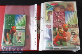 1995-96 Great Wales Rugby Programme Collection (Qty): All the issues for these two years, to include