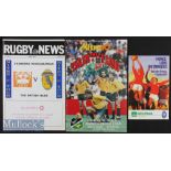 1989 British & Irish Lions to Australia Rugby Programmes etc (3): The matches against the Canberra