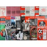 Selection of Wrexham 1950s onwards football programmes including 56/57 v Darlington, 57/58 v