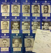 1949/50 Chelsea home football programmes to include Arsenal, Derby County, Sunderland, Manchester