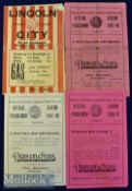 1940s Crewe Alexandra home match football programmes such as 1946/47 Accrington Stanley, 1947/8