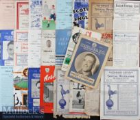 Selection of Assorted 1940s football programmes including League and Non-League fixtures from 1945/6