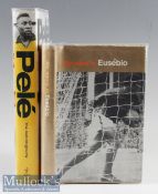 Pele Signed The Autobiography Book 2006 together with a scarce My Name is Eusebio Book 1967 with