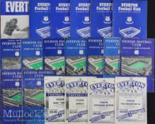 Selection of Everton home match programmes to include 1949/50 Wolves, Spurs (FAC) 1950/51 Burnley,