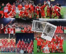 Selection of Liverpool Photographs mostly in colour various sizes, depicting 1984 European Cup