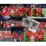 Selection of Liverpool Photographs mostly in colour various sizes, depicting 1984 European Cup