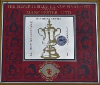1977 The Silver Jubilee FA Cup Final Manchester United Mirror
