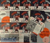 1958/1959 Manchester Utd home match programmes nos. 1-24 including Young Boys Berne, Wiener SC and