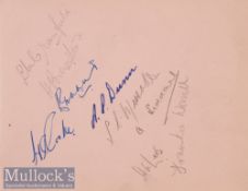 1955/56 Manchester United Championship Winning Team Autograph Album containing Matt Busby, Duncan