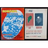 1984 Scotland in Romania Rugby Programmes (2): Issues from Southern Selection and for Romania