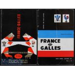 1961 & 1965 France v Wales Rugby Programmes (2): the former being the first of the regular