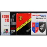 1966 British & I Lions Test Programmes in N Zealand (3): Only missing the first test of the