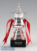 Miniature ‘The FA Cup with Budweiser’ Trophy measures 19cm in height