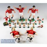 Manchester United Football Figures to include a rare Mettoy Geroge Best, Vivid David Beckham, Roy