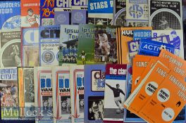 1970s League and Cup Football Programme Selection including 78 Wigan Athletic v Tranmere Rovers,
