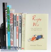 Rugby Book Selection, Humour (8): Three Rugby Jokes Books, Rugby Wit, M Burton Tight Heads, Loose