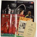 Welsh Interest Football Programmes (6) Wales v Azerbaijan and v Russia in Euro 2004 qualification