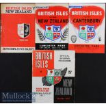 1971 British and I Lions Programmes in N Zealand (4): Missing only the 3rd at Wellington, the