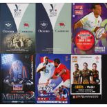 Special Matches Rugby Programmes (6): Nice variety - Varsity Matches 2011 & 2014 (marking WW1