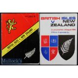 1966 British & I Lions Test Programmes in N Zealand (2): Second and third tests at Wellington and