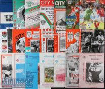 Assorted Selection of Irish football programmes both North and South from 1970s onwards to include