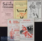 Collection of Australia Rugby League Tourists match programmes from the 1950s (6) – 1952 v